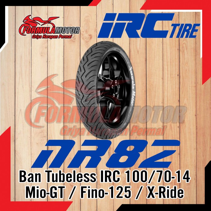 100/70-14 Ban IRC Tubeless - Ban Belakang Motor X-Ride Mio GT Fino-125