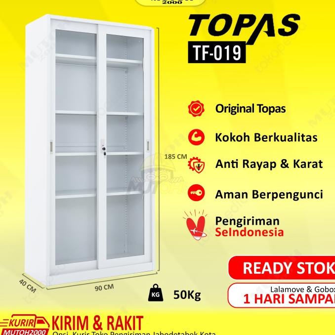 

Trend Topas Tf-019 Lemari Arsip Kantor Lemari Besi - Sliding Kaca Stok Terbatas