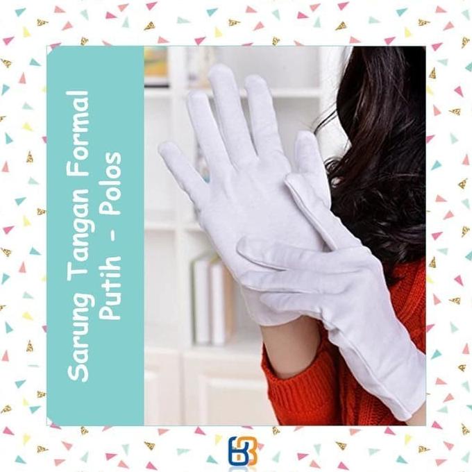 

AKASHMARKET !!! Sarung tangan kain putih Paskibra handmedical Formal sarung tangan Z-P - TERLARIS !