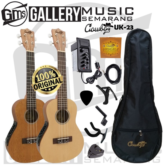 Ukulele - Original Ukulele Elektrik Cowboy Concert 23" Import Original