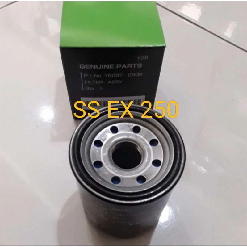 oil filter saringan oli mesin ex 250 ninja 250 carbu injeksi ori 16097 0008