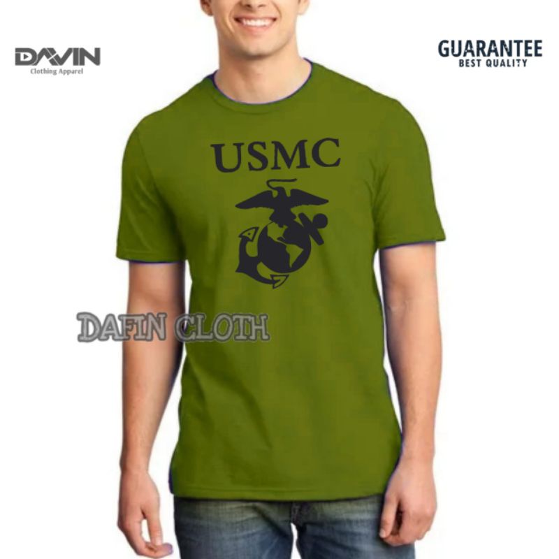 Kaos Pria Baju Tshirt Usmc Marinir