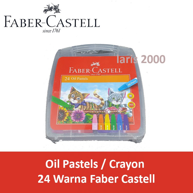 

Oil Pastel / Crayon Faber Castell 24 Warna