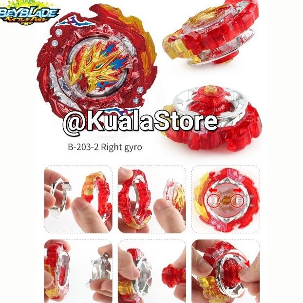 Beyblade Burst Super Hyperion King Helios Ultimate Fusion DX B203 DB