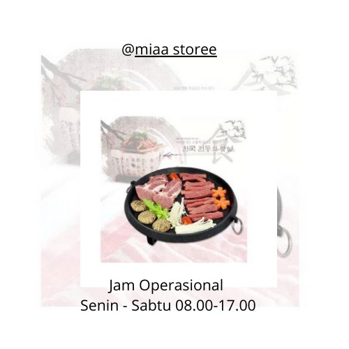 TERBARU Yakiniku Grill Pan Round Teflon Panggangan BBQ Barbeque Griller Bulat /GRILL PEN/BAKARAN