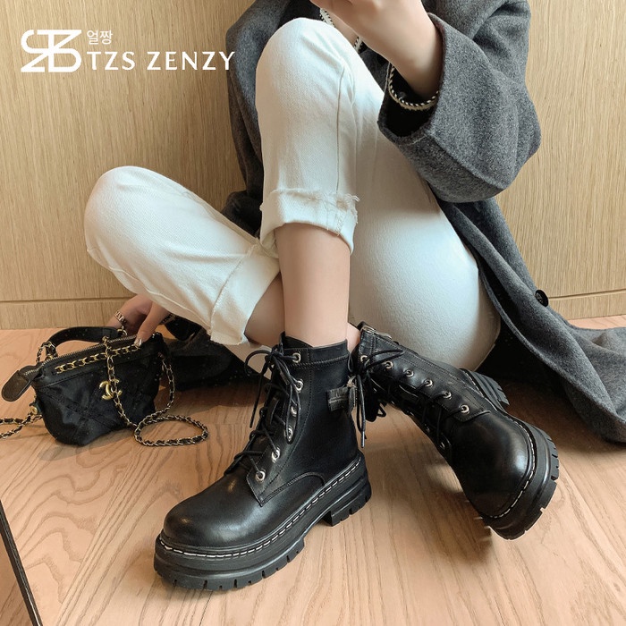 Tzs Zenzy Morreah Boots Korea Inspired - Sepatu Boots Wanita Promo Terbaru