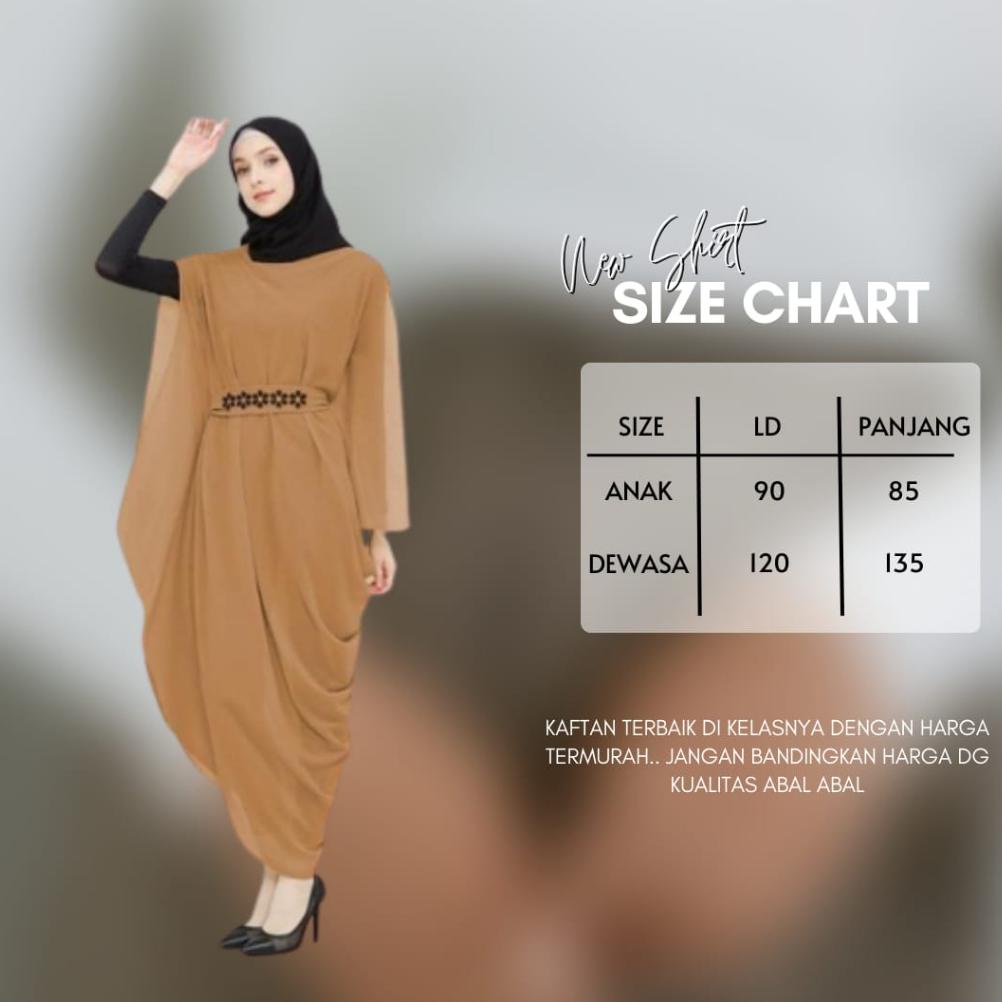Model baru - kaftan wanita  2022 kaftan isyana kaftan rinjani kaftan kondangan .,
