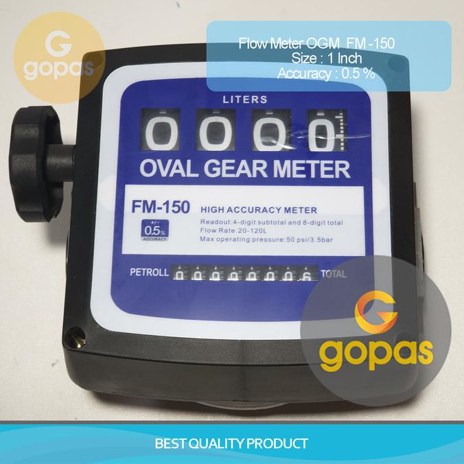 Flow Meter Ogm Fm-150 | Flow Meter Ogm Minyak Solar Murah