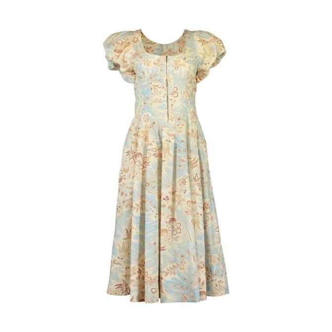 Best Sales Ulla Johnson Malie Dress Gardenia Terbaik