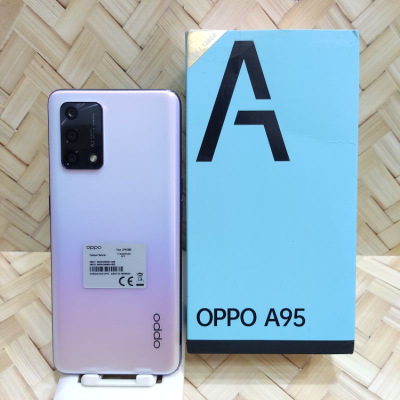Oppo A95 8/128GB Handphone Second Fullset