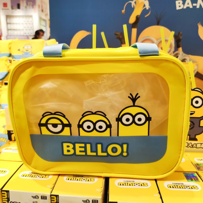 Miniso Tas Penyimpanan Minion Lucu - Minions Collection Storage Bag