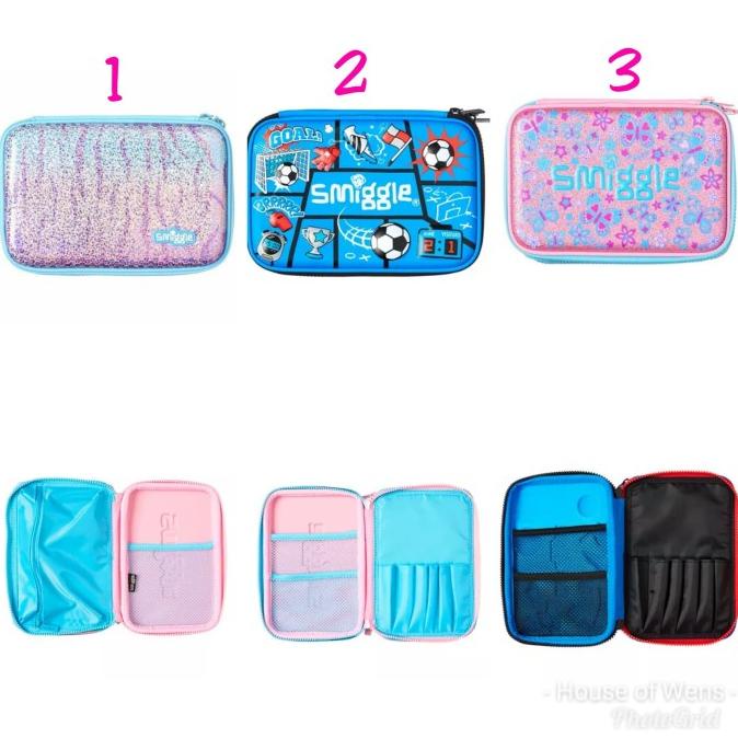 

Smiggle Bizz Double Up Hardtop Pencil Case - Tempat Pensil Smiggle Limited Edition