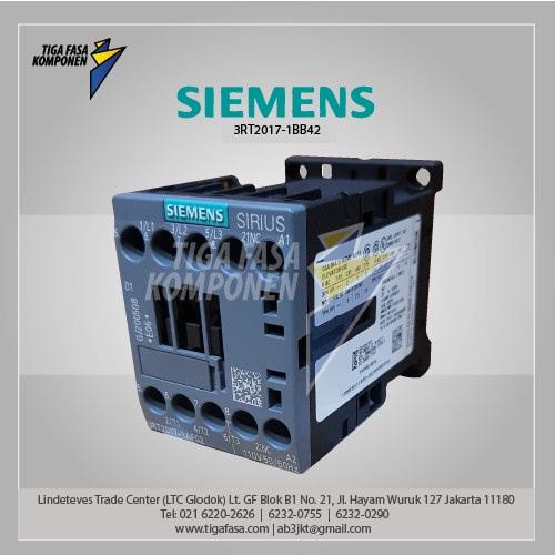 [New] 3Rt2017-1Bb42 Siemens Mc-5.5Kw 1Nc 24Vdc Bisa Gojek