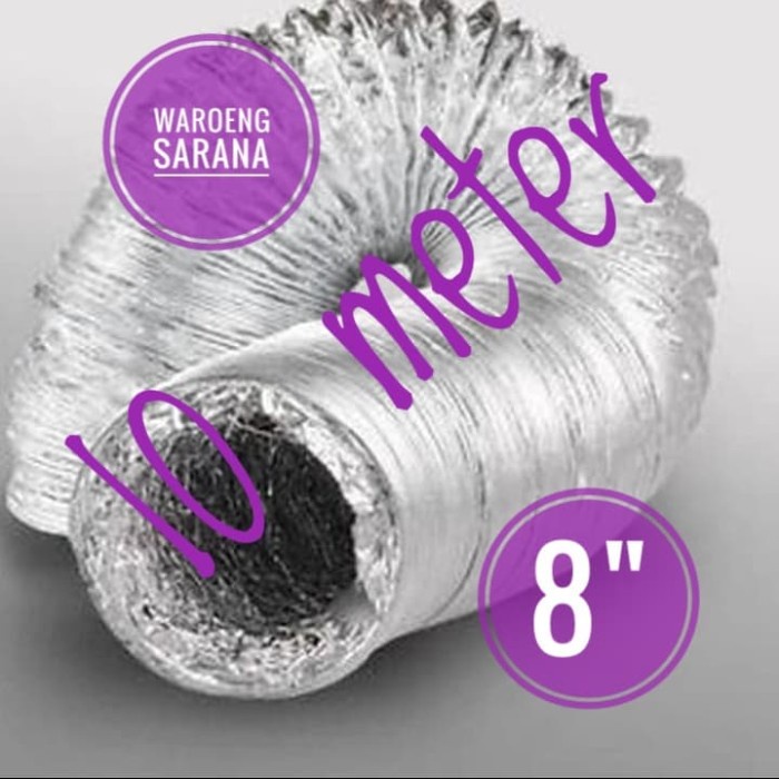 [Ori] Cerobong Asap Kompor 8 / Cerobong Cooker Hood 8 Inc / Selang Asap Terbaru