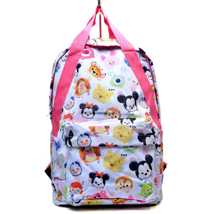 [Original] Tas Sekolah Anak Disney Tsum Tsum Happy Pink 807184 Diskon