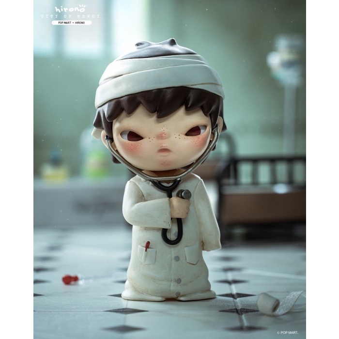 ✅COD Pop Mart X Hirono City Of Mercy Healer Mini Figure Art Toy Figurine Bisa Gojek