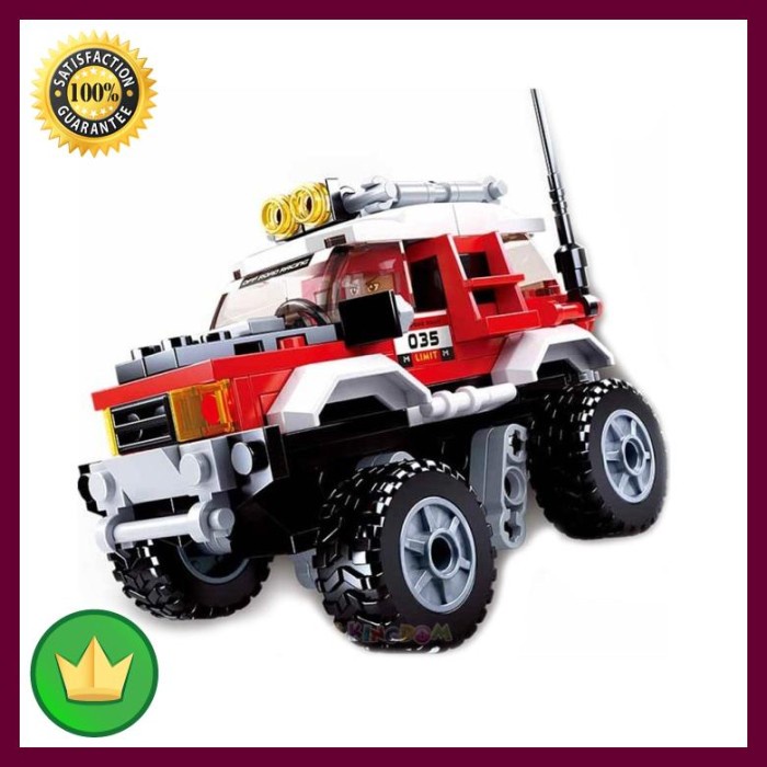 ✅COD Sluban Car Club Offroad - Merah Limited