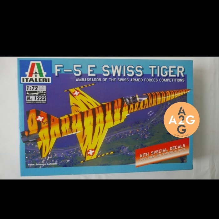 ✅New Model Kit Italeri 1/72 F-5E Tiger Ii Swiss Scheme Bisa Gojek