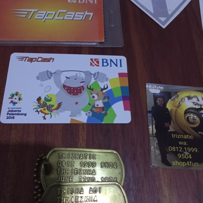 ✅New Tapcash Bni Seri Mascot 18Th Asian Games Diskon