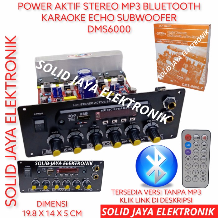 ✅Termurah Power Active Speakers Dms-6000 X Mp3 Bluetooth Aktif Dms6000 Dms 6000 Diskon