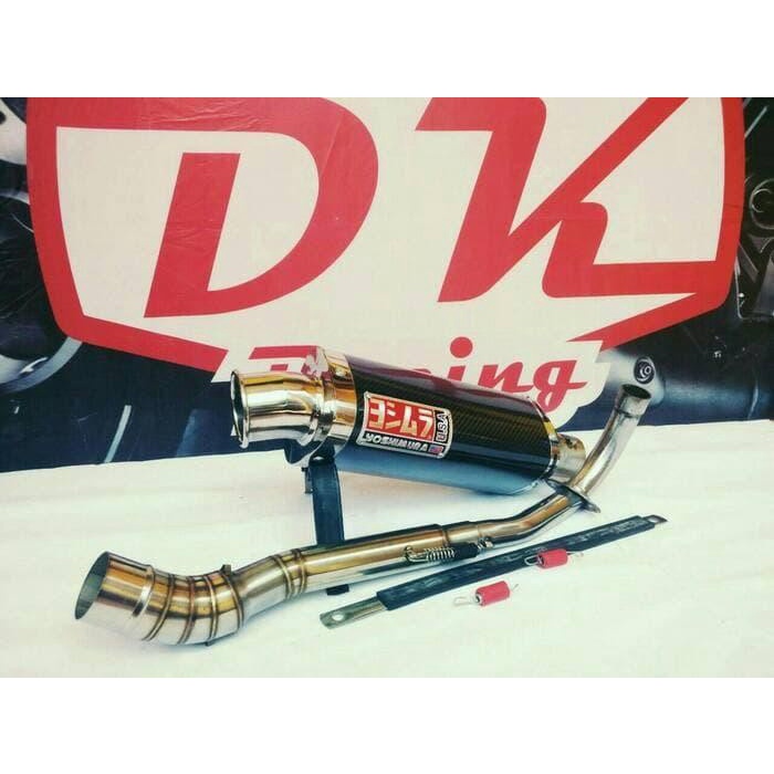 ✨New Ori Exhaust Knalpot Racing Yamaha Vega R Yoshimura Usa Monster Carbon Diskon