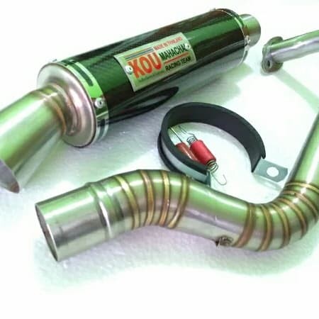 ✨New Knalpot Racing Honda Beat Karbu Kou Carbon High Quality Berkualitas