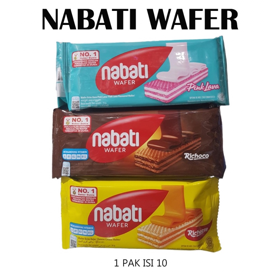 

[Grosir!!] Nabati Wafer 17Gr 1 Dus Isi 120Pcs - Grosir Ter Diskon