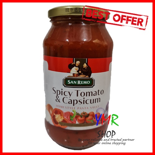 

San Remo Saus Saos Sauce Pasta Napolitana Bolognese Mushroom Capsicum Tomat Tomato Onion Garlic