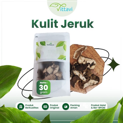 

☘️Vittavi☘️ Chen Pi Kulit Jeruk Premium Dried Orange Peel 30 gram