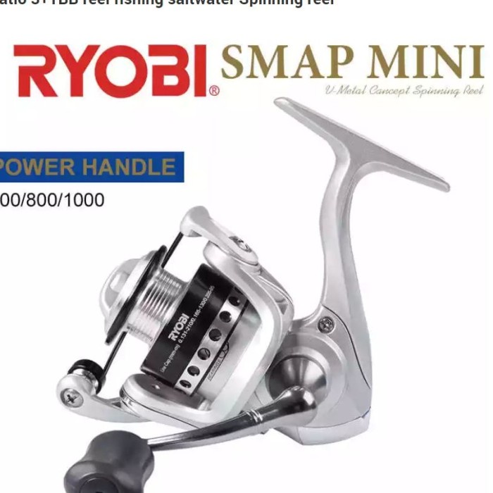 [New Ori] Reel Ryobi Smap Mini 1000 Power Handle / Smurf 1000 Diskon