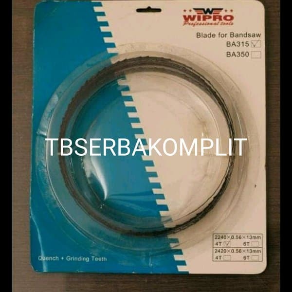 Mata Gergaji Bandsaw Blade 12 Inch 4T Wipro Jdd315 Mata Gergaji Pita