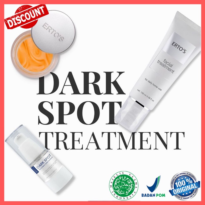 [Original] Skincare Flek Hitam - Ertos Paket Penghilang Flek Hitam Di Wajah Aman Berkualitas