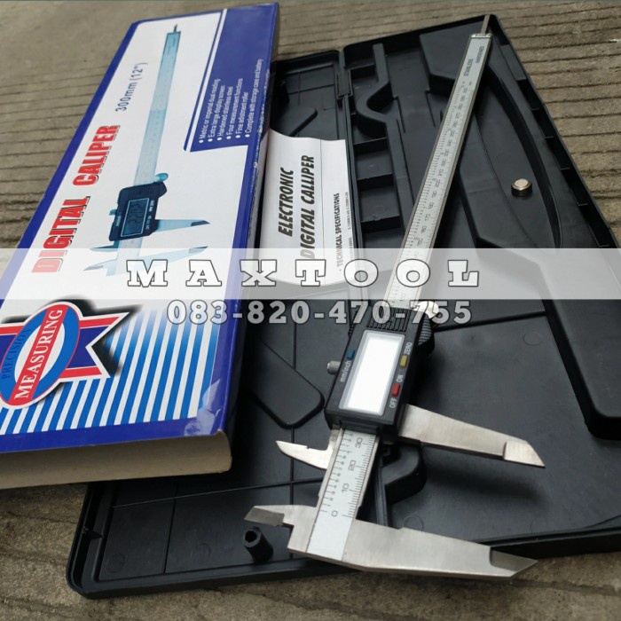 [Original] Sigmat Digital Caliper 12 Inch 0 - 300 Mm Sigmat Elektrik. Bisa Sameday