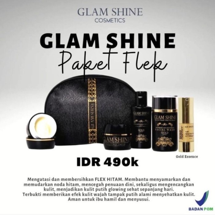 [Original] Glamshine Paket Flek Terbatas