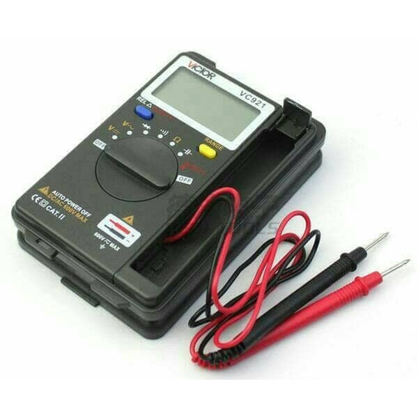 Promo Multimeter / Multi Tester Digital Pocket - Avo Meter Victor Vc921 Terbaru