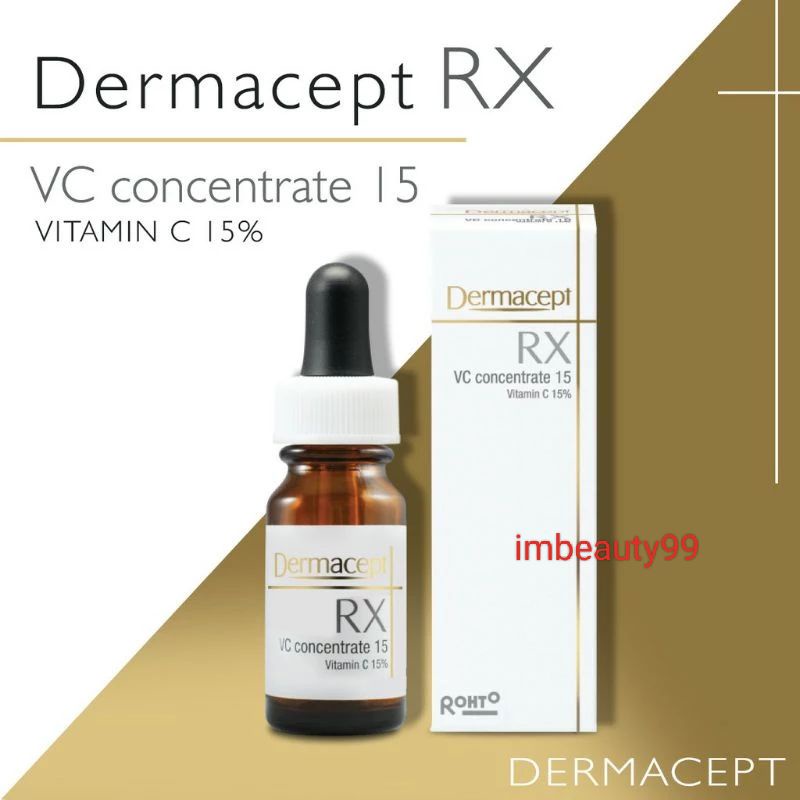 Dermacept RX VC Concentrate 15 - Vitamin C 15% - serum pemutih pencerah wajah - BPOM