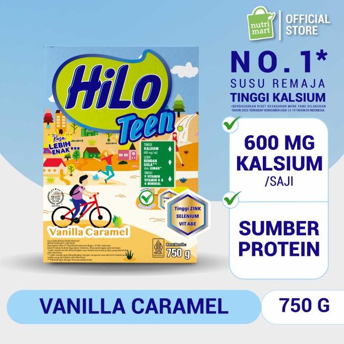 

Hilo Teen Vanilla Caramel 750Gr - Susu Tinggi Kalsium