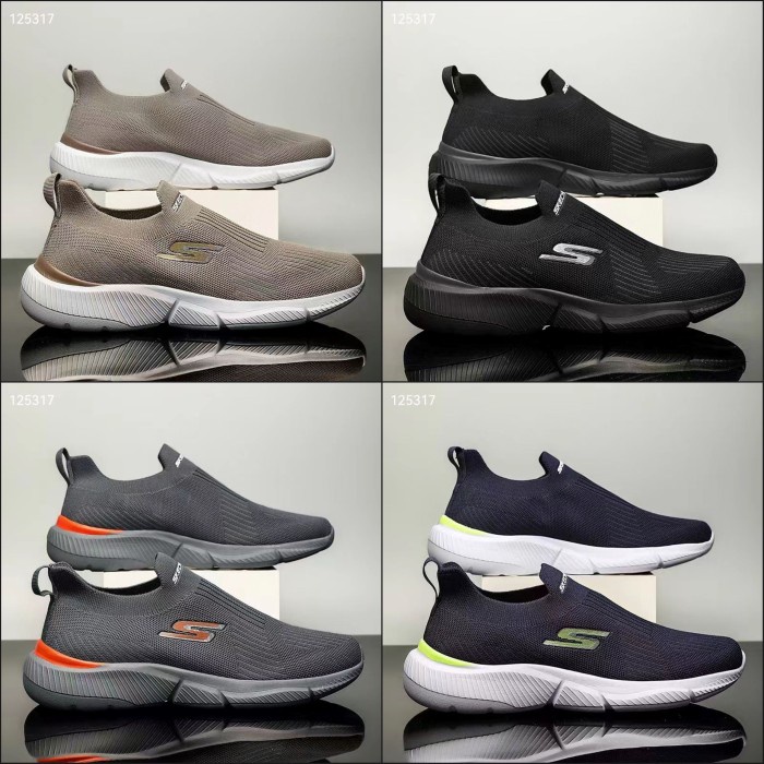 BISA COD Skechers / Skechers Original / Sepatu Pria / Skechers Matera Graftel 2 /SEPATU RUNNING/SLIP