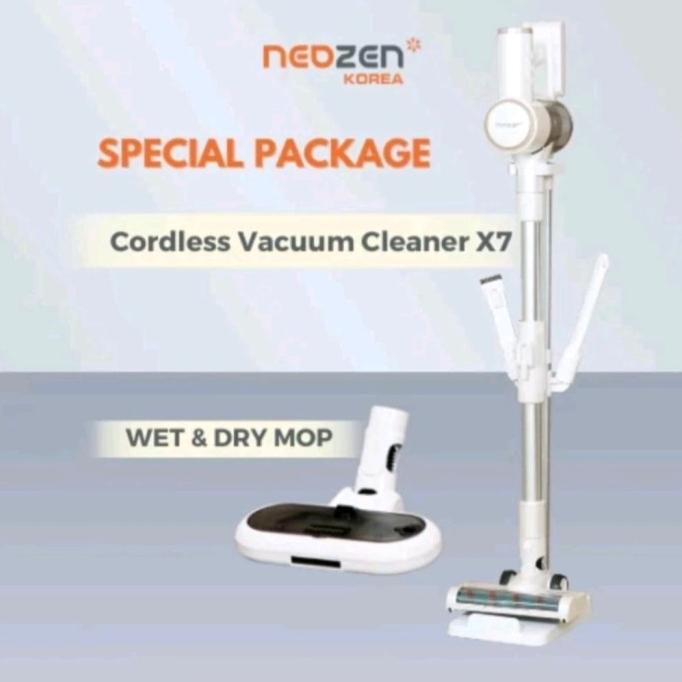 Neozen Cordless Vacuum Cleaner X7 + Wet & Dry Mop Siantarhoming