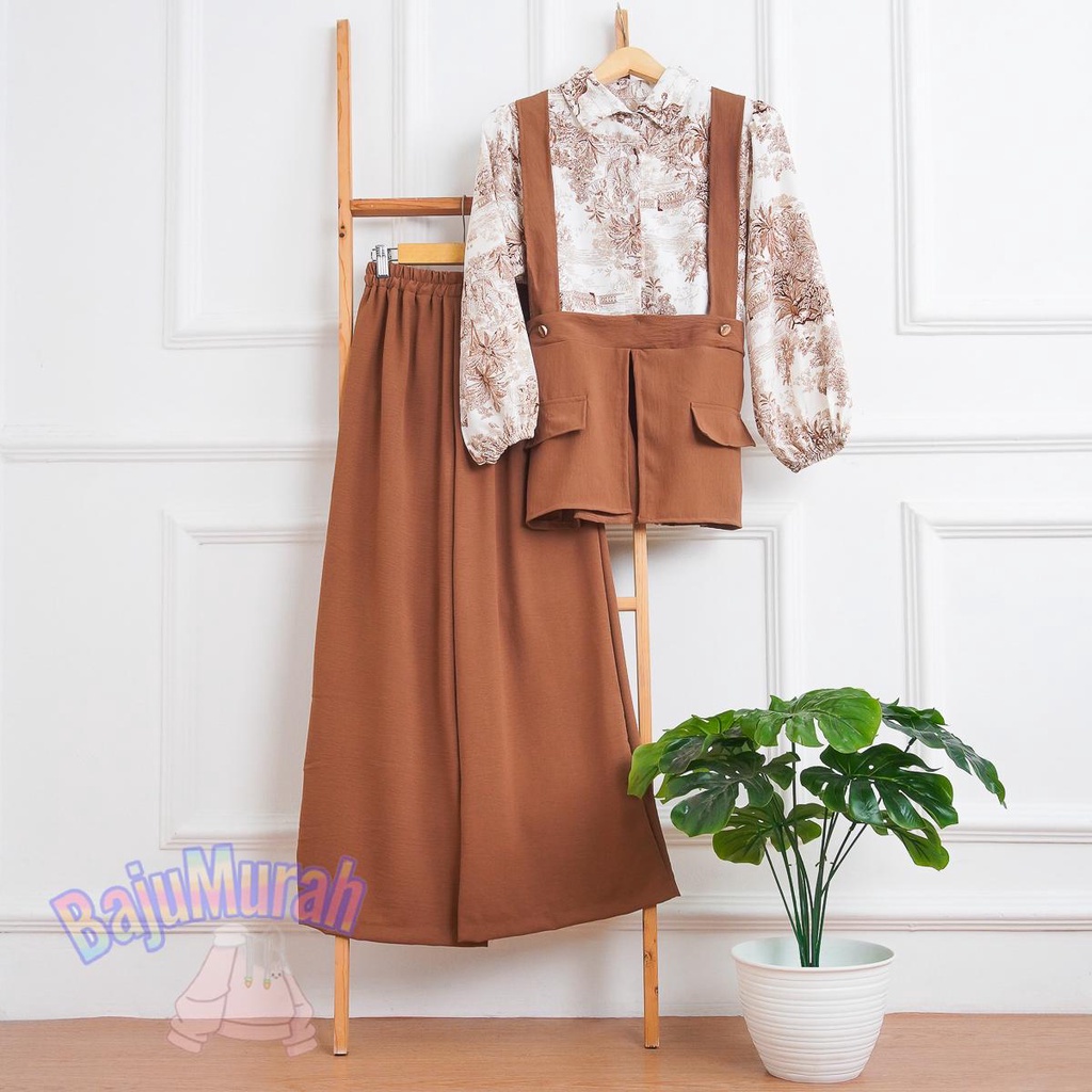 Setelan Wanita Terbaru 2023 Viral Dewasa One Set Remaja Jumbo Pendek Kekinian Korean Style Lengan Pa