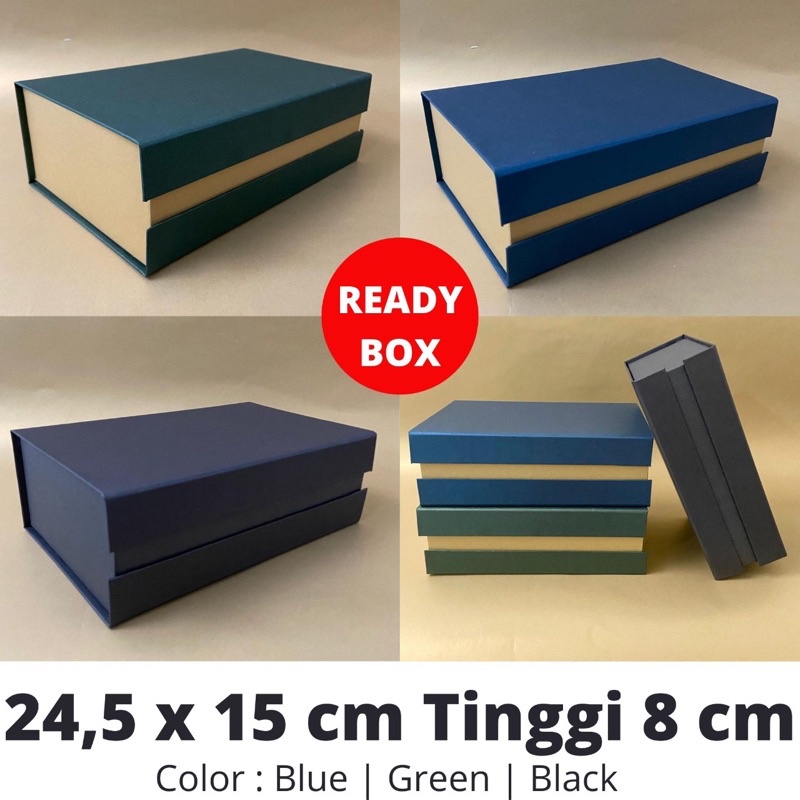 

Gift Box Hijau El Magnet / Box Serbaguna / Kotak Kado