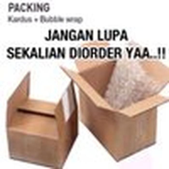 

ShumaPacking dus dan buble wrap dan FRAGILE