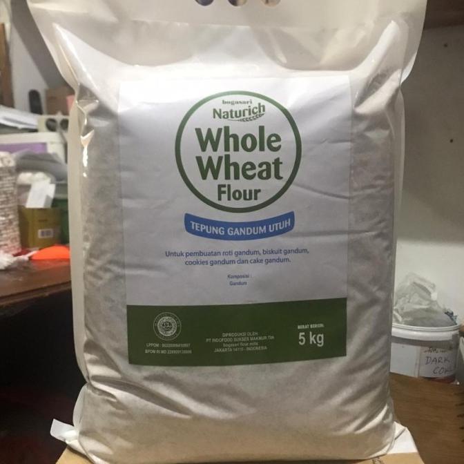 

Tepung Gandum Utuh - Naturich Whole Wheat 5kg Ready Stok zp 1024