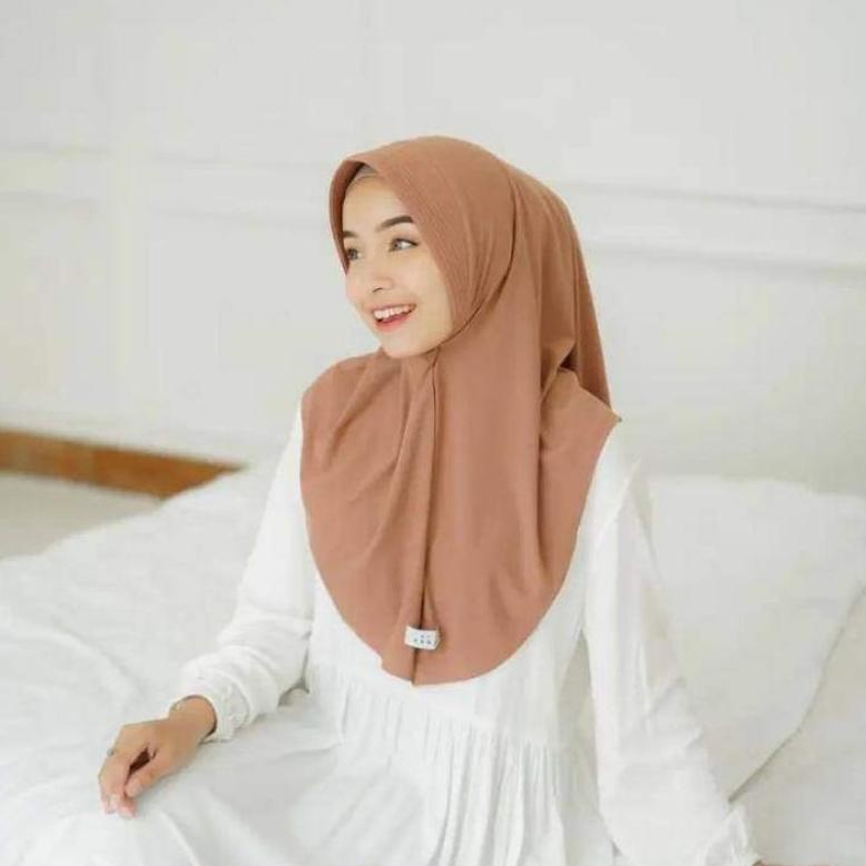 Termurah Bergo Sport M L Berrgo Hamidah Khas Kenan Dzevada Hansya Dhinda Hijab Menutup Dada Jilbab S