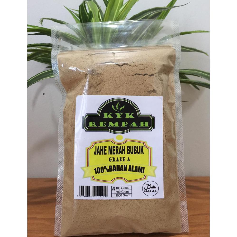 

Hot - Jahe Merah Bubuk 100 gram, Tanpa Gula & Murni .,