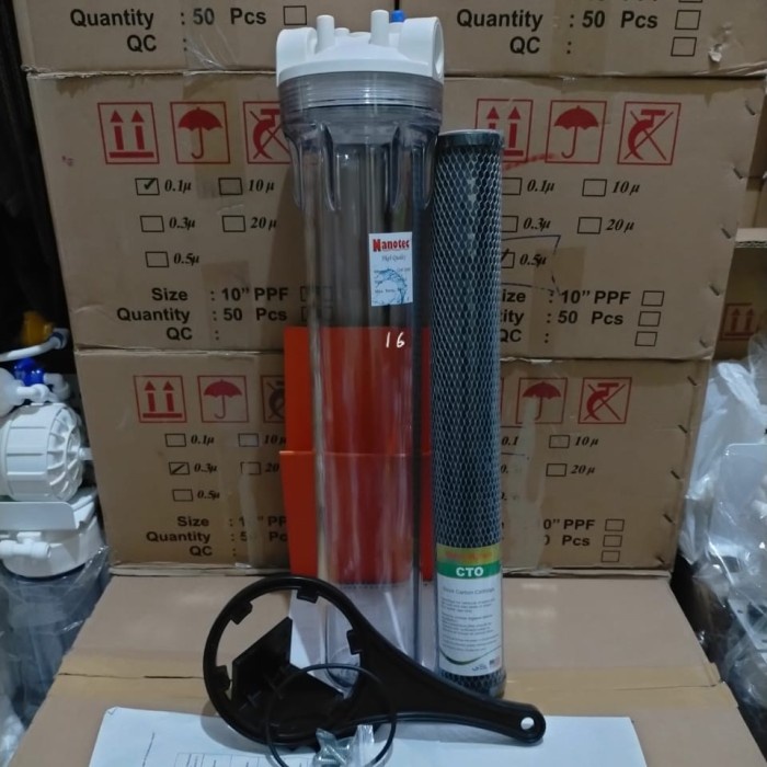 [Original] Paket Housing Filter Air 20''Inch Nanotec Cto Limited