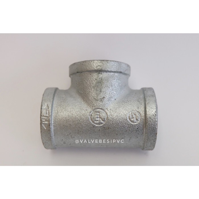 ✅New Tee Drat Galvanis 4 Inch / Tee Galvanis / Tee Besi / Tee Besi Galvanis Terbatas