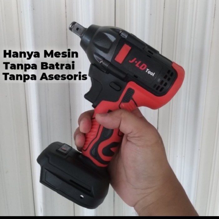 ✅New Ori Jld Only - Impact Wrench Jld Merah Jv88 Hanya Unit Only Merah 48V Limited