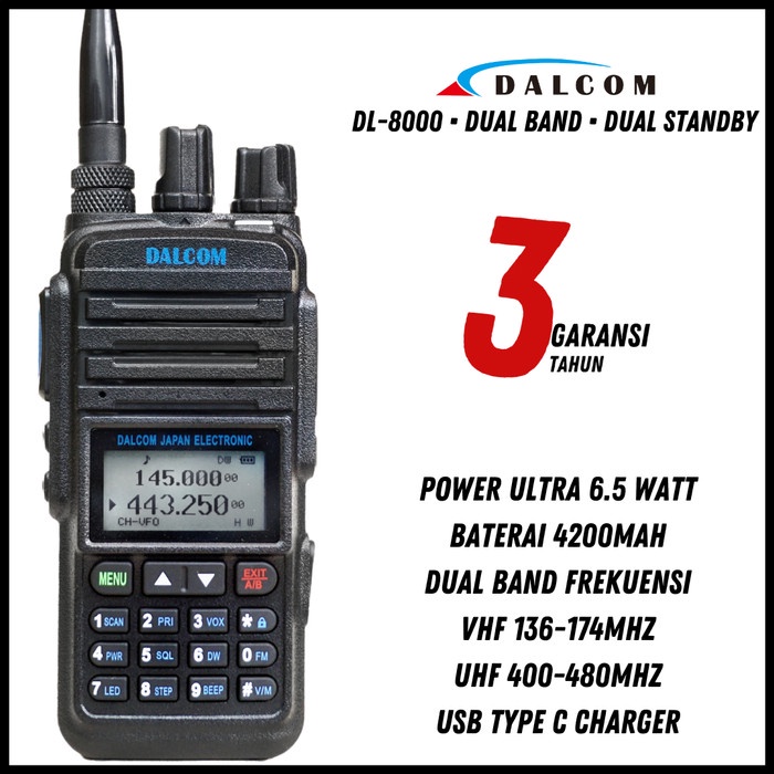 Ht Dalcom Japan Dl-8000 Dual Band