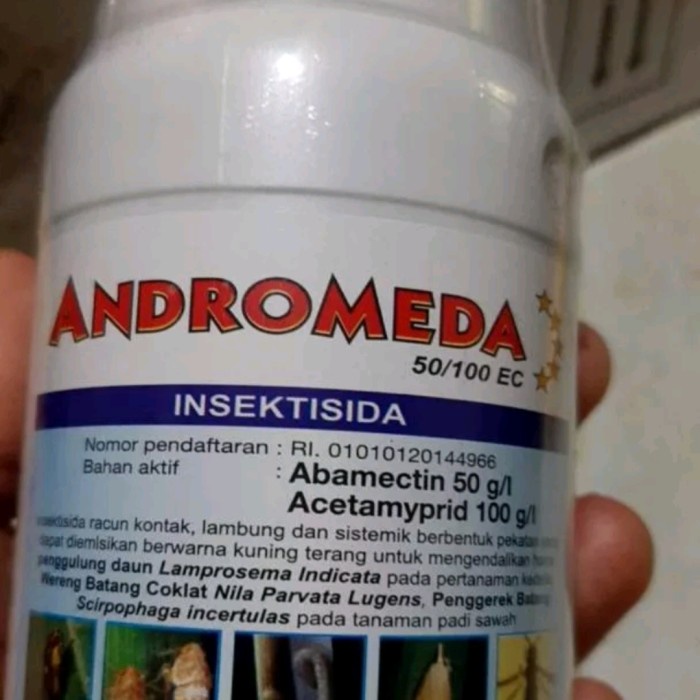 insektisida andromeda 250 ml abamectin